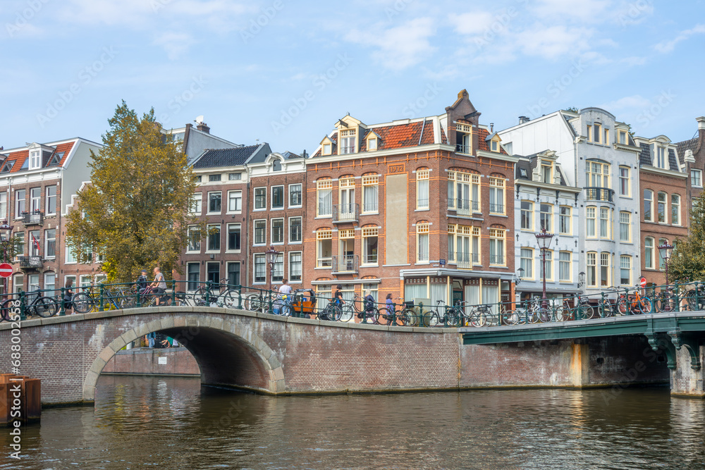 Stone Bridges at the Confluence of Amsterdam Canals