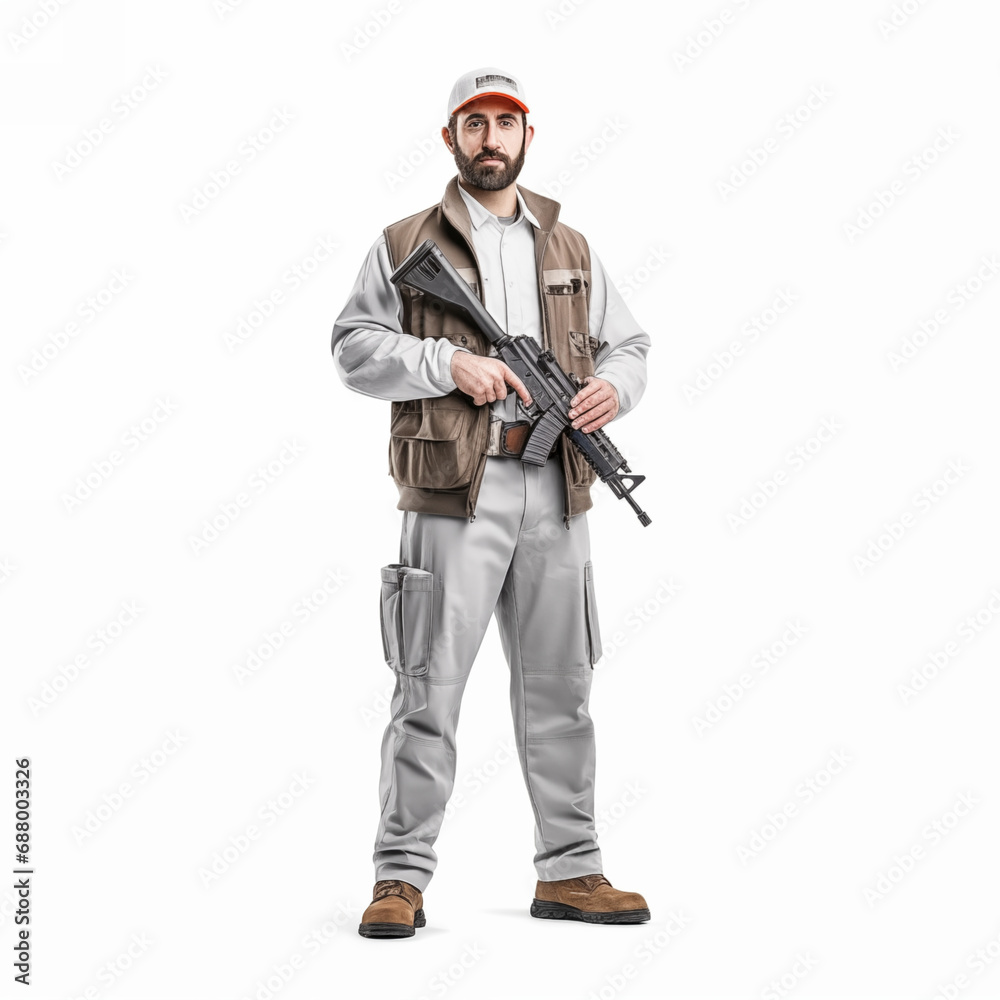Special forces soldier. Shot in studio. Isolated on white Special forces soldier. Shot in studio. Isolated on white