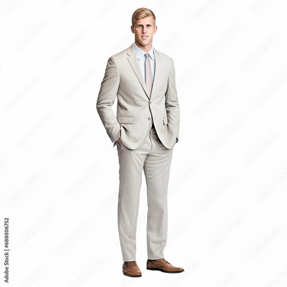 Young Businessman in business casual. Man, happy smiling. Full length portrait isolated on white. Young Businessman in business casual. Man, happy smiling. Full length portrait isolated on white.