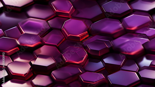 Hexagonal background. Reali...