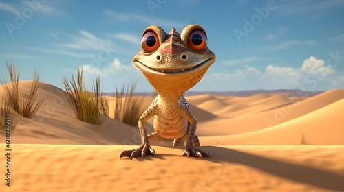 lizard in the desert  © 1_0r3