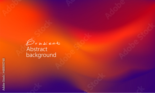 Abstract gradient background with red yellow purple color blurred flow design for banner, cover, web, poster, card.
