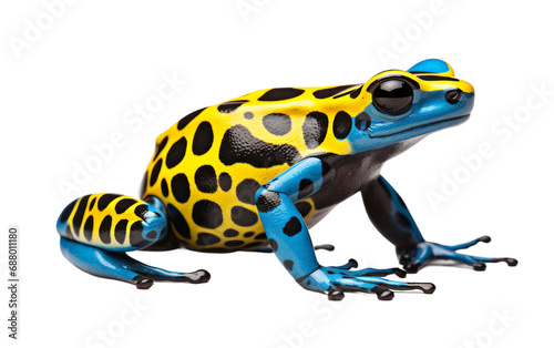 Vibrant Poison Dart Frog On transparent background