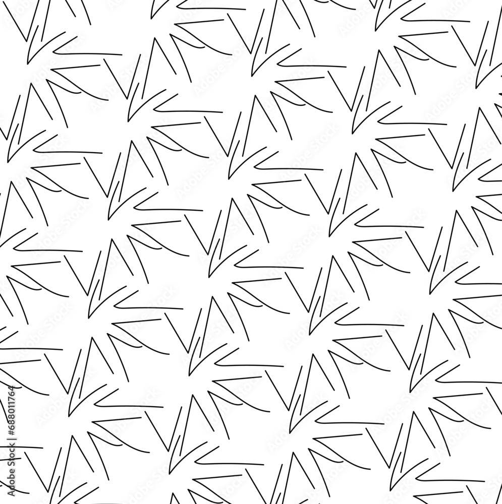 Sharp curved lines or bent wires form texture Sharp curved lines or bent wires form texture