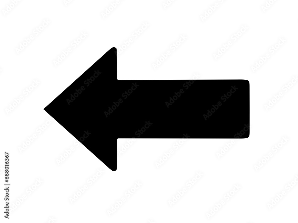 back icon. black arrow icon vector with flat design back icon. black arrow icon vector with flat design