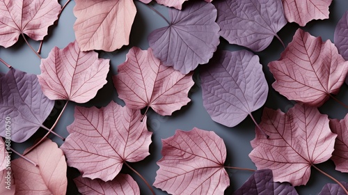 Beautiful Texture Abstract Pink Purple Leaves, HD, Background Wallpaper, Desktop Wallpaper