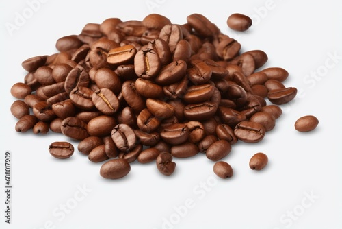 coffee beans on a white background © Werckmeister