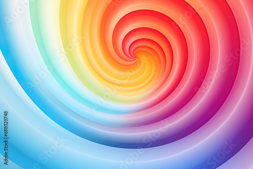 LGBT background. Swirl of rainbow colors. Generative Ai © ArtmediaworX