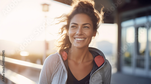 candid pretty young woman in a sport wear running outdoor Free Download candid pretty young woman in a sport wear running outdoor - GFXLoad