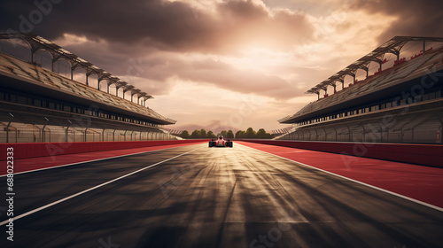 defocused blurred motion of a racing car © sandsun