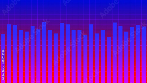 Abstract graph chart of stock market trade background.