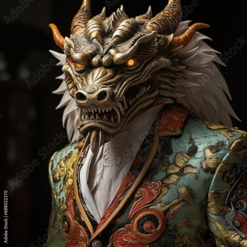 Chinese dragon in costume