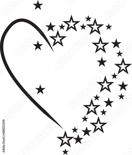 galaxy's love spark vector file