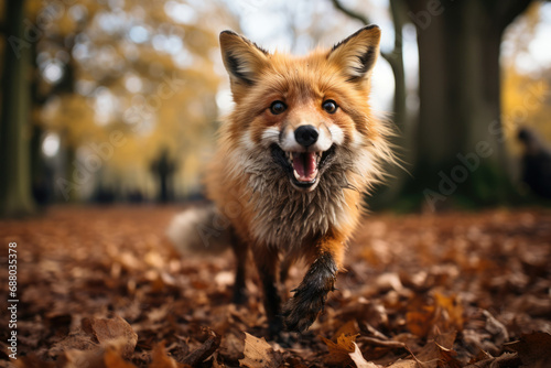 Portrait fox mammal nature animal red