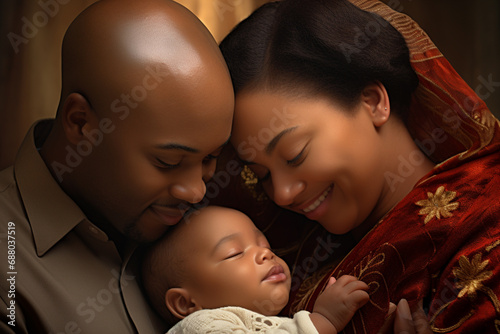 Parental Bliss: African American parent Celebrating the Arrival of a New Child and the Journey of Parenthood