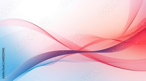 simple smooth abstract gradient wallpaper curved lines with energetic and innovative pastel color atmosphere created with Generative AI technology
