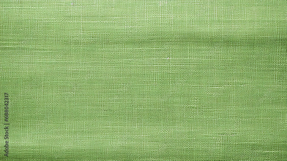 淡い緑の麻布のアップの背景