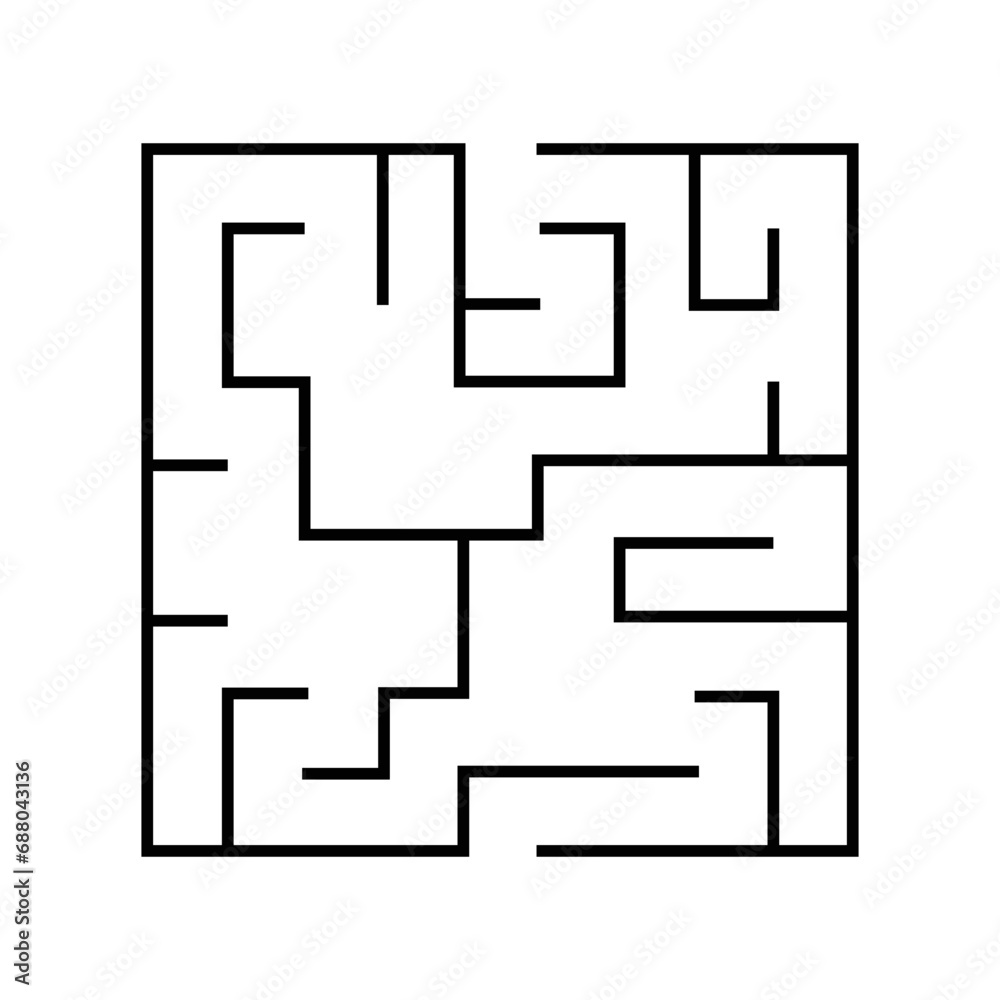 Simple Square Maze