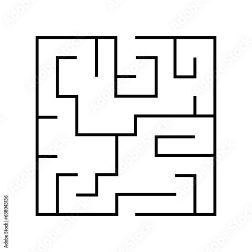 Simple Square Maze