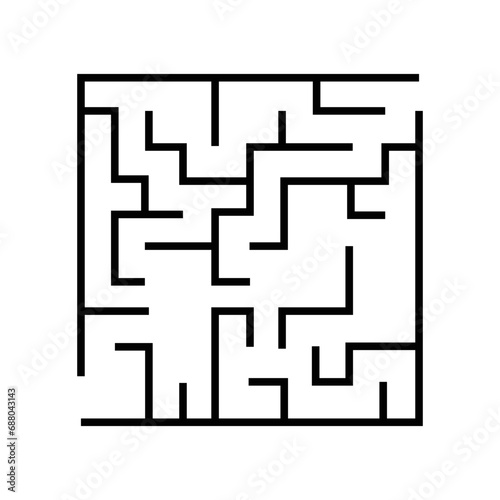 Simple Square Maze