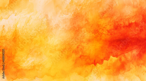 Expressive Watercolor Fire: Hot Abstract Background with Vibrant Flames - Creative Artistic Illustration for Intense and Dynamic Designs, Perfect for Contemporary Concepts.