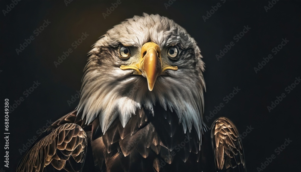 Fototapeta premium Bald Eagle portrait, wildlife photography