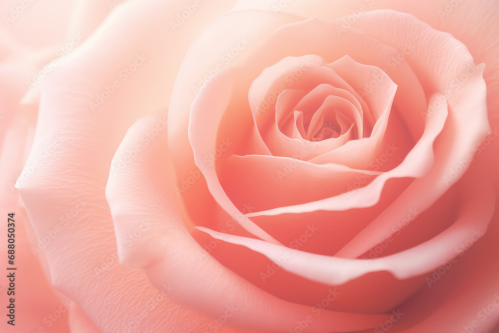Soft pink rose in macro, creating an intimate and tender moment that is perfect for expressing affection and romance. Soft pink rose in macro, creating an intimate and tender moment that is perfect for expressing affection and romance.