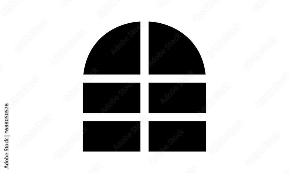 Window Logo Template Vector Window Logo Template Vector