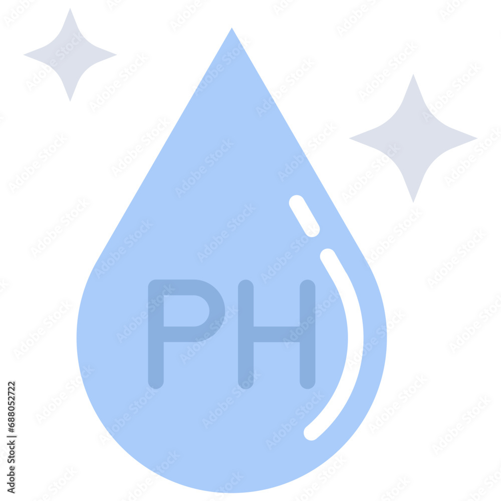 Alkaline water icon. Flat design. For presentation, graphic design, mobile application. Alkaline water icon. Flat design. For presentation, graphic design, mobile application.