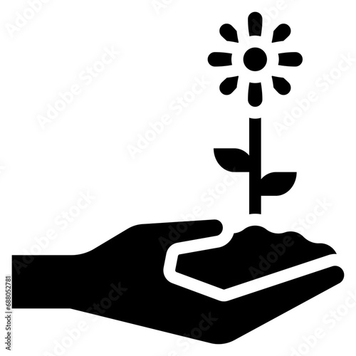 Give Plant Growth Icon