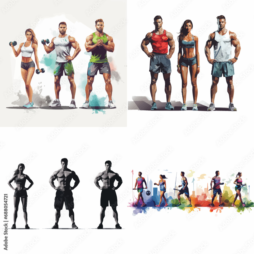 Obraz premium people, silhouette, vector, business, woman, group, family, illustration, men, crowd, fashion, child, boy, walking, team, walk, person, group of people, standing, body, fun, black, businessman, model,