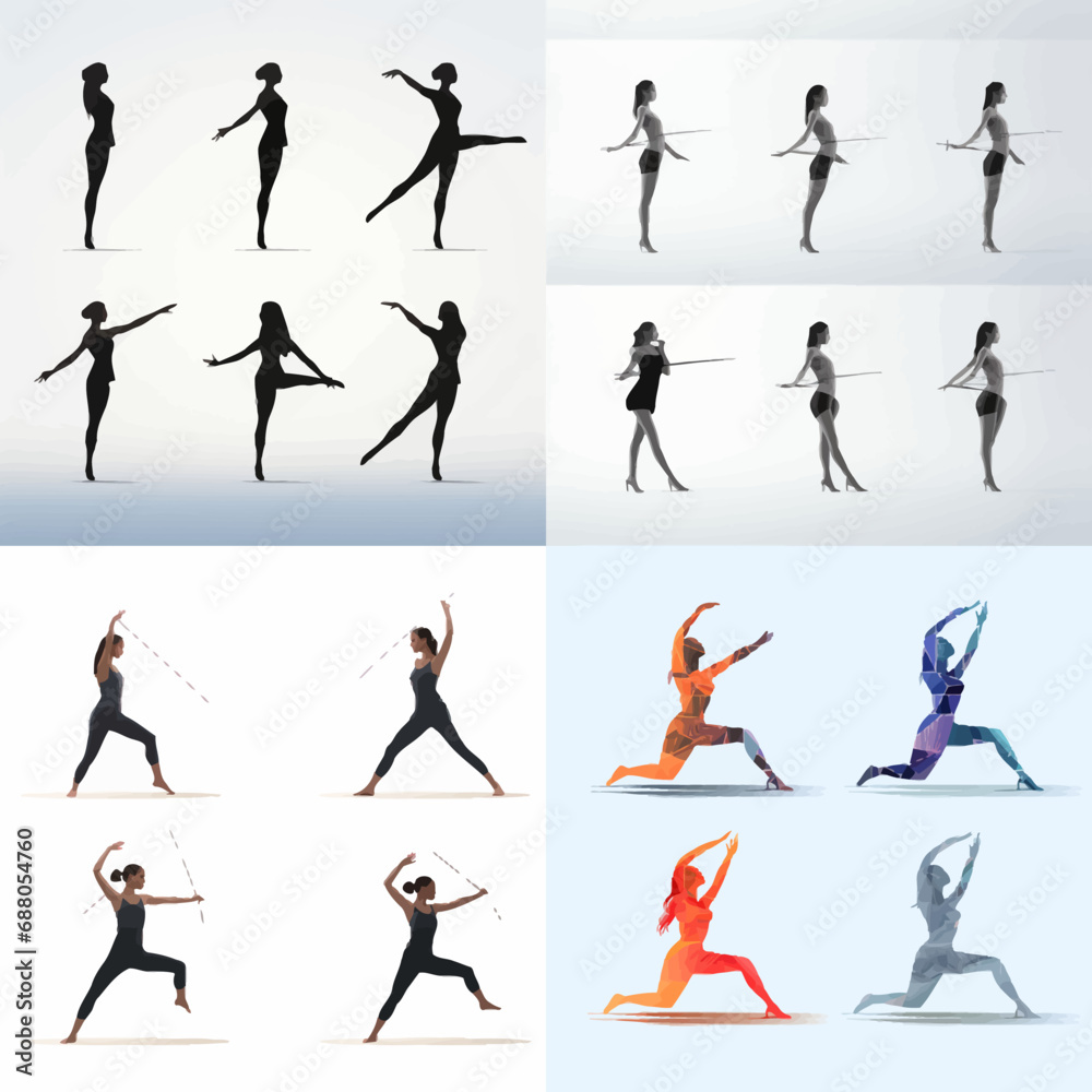 silhouette, people, vector, woman, sport, illustration, dance, fitness, silhouettes, running, black, fashion, men, child, body, jumping, boy, art, business, person, lady, outline, ball, runner, pose