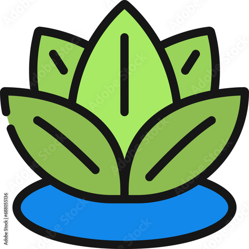 Relaxation Plant Icon