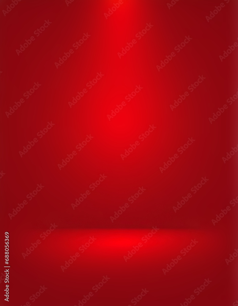 Red gradient, abstract, opulent studio background for product presentation Red gradient, abstract, opulent studio background for product presentation