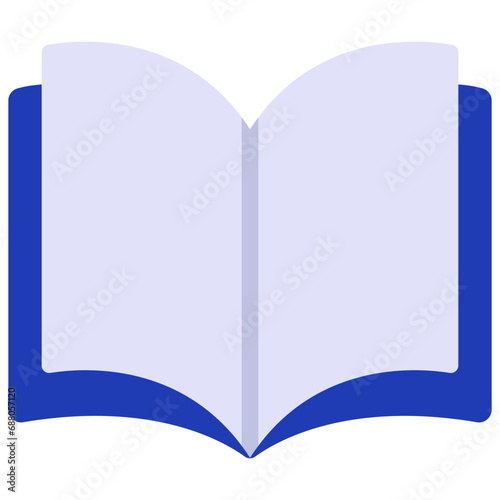 Open Book Pages Icon