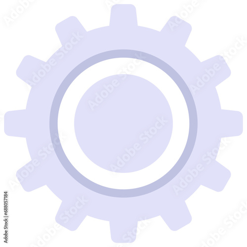 Settings Cog Detailed Icon