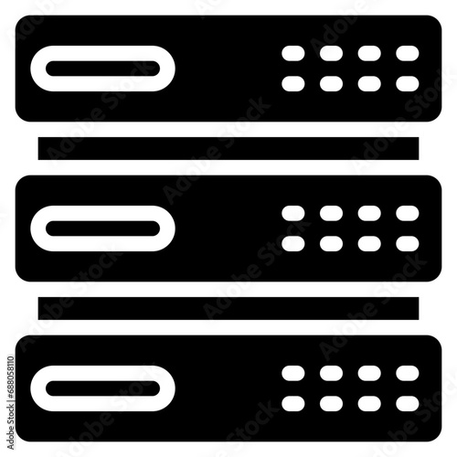 Network Server Stack Icon