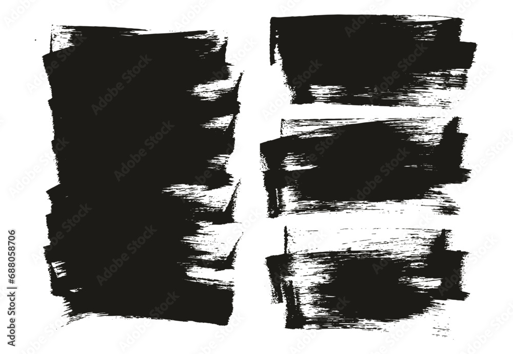 Hand Drawn Flat Sponge Regular Artist Brush Long Background Mix High Detail Abstract Vector Background Mix Set Hand Drawn Flat Sponge Regular Artist Brush Long Background Mix High Detail Abstract Vector Background Mix Set