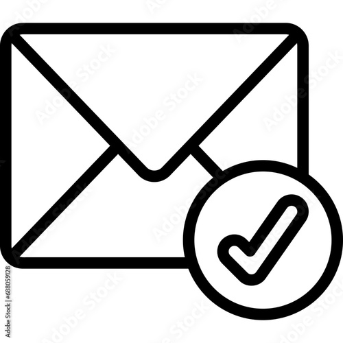 Correctly Sent Email Icon