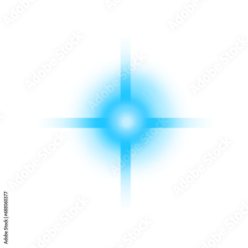 blue light isolated on transparent background. star, shine, bright, shiny for design vector illustration