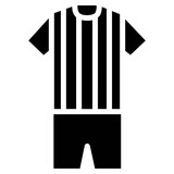 Sport uniform icon. Solid design. For presentation, graphic design, mobile application.