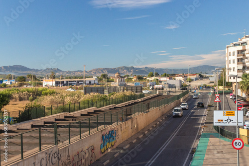 Vega Baja del Segura -Calle de Orihuela,  circunvalación y acceso junto a vías del tren  photo