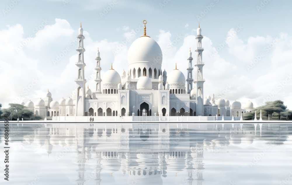 Fototapeta premium arabic mosque of ramadan