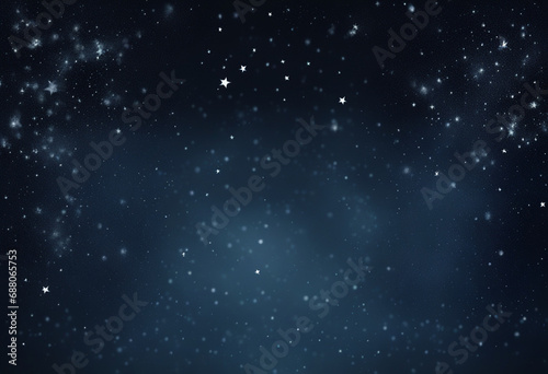 Starry night in a dark blue night. © Atelier Digital