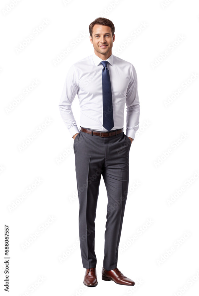 professional photo of a businessman, insurance agent photoshoot, isolated on white background, without background - Generative AI professional photo of a businessman, insurance agent photoshoot, isolated on white background, without background - Generative AI