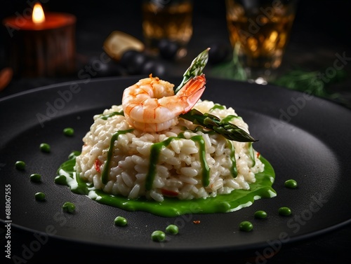 Exquisite Food Photography: Risotto & Seafood by Canon EOS R6 photo