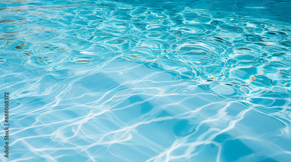 Texture and Serenity: Close-Up of a Swimming Pool's Single-Color Textured Surface, Embodying Calm