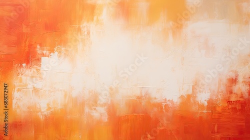 オレンジ色の油絵背景_1
