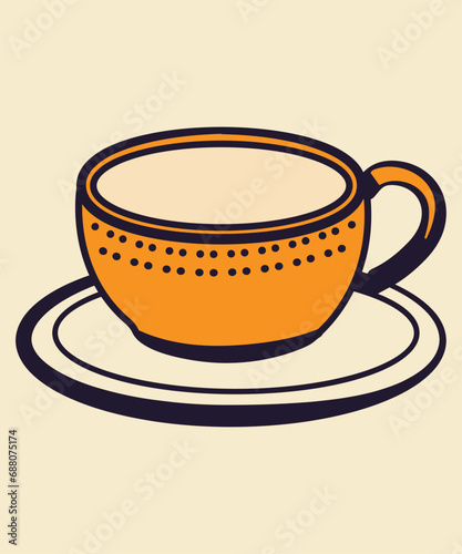 Coffee cup vector design