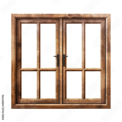 wooden window frame isolated on transparent background Remove png  Clipping Path  pen tool